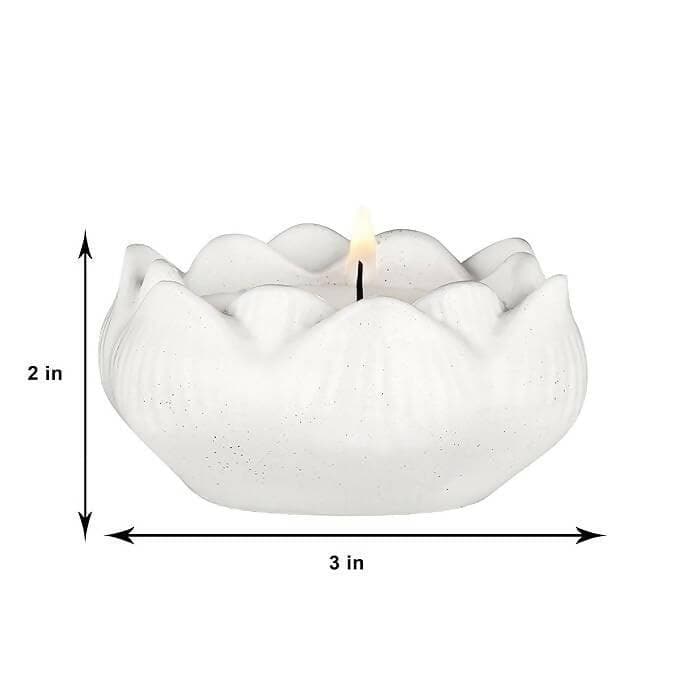 PROSPERRO LUMO by Parkash Candles Soy Wax Scented Lotus Candle (White) - HalfPe