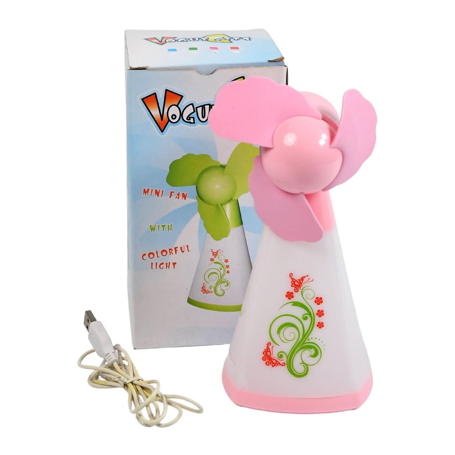 Mini USB Desk Portable Fan for Office & Home (Battery Not Included)