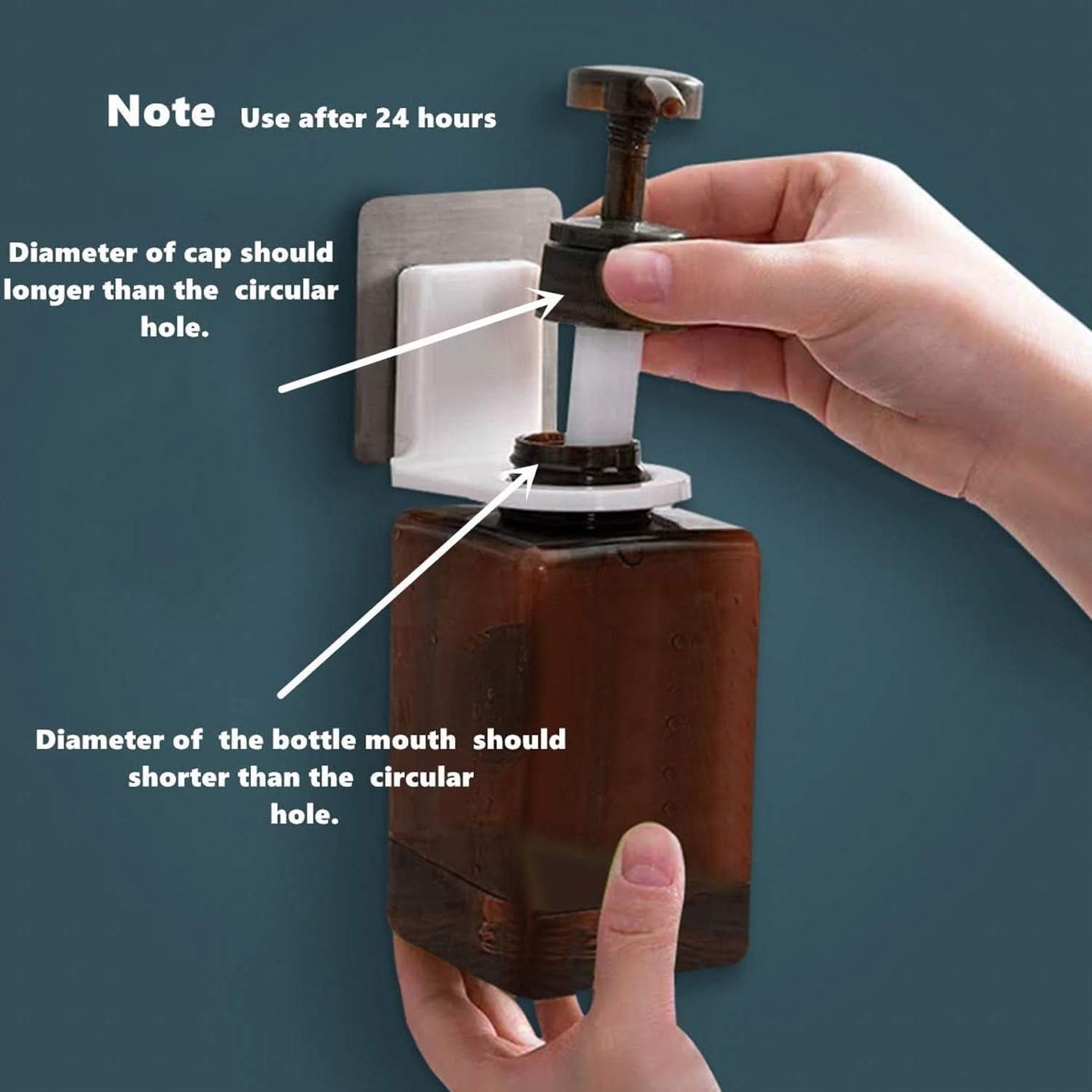 Wall-Mounted Self-Stick Hook – Adhesive Holder for Bottles, Plugs & More (1 Pc, Multicolor)