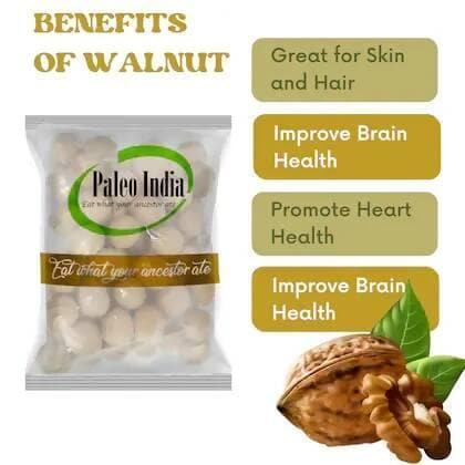 Paleo India Walnuts / kagzi Akhrot - 1kg(With Shelf) - HalfPe