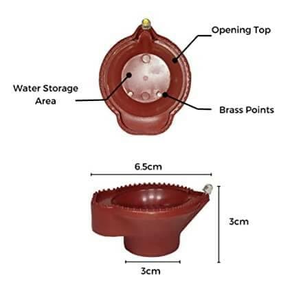 PROSPERRO LUMO Water Sensor Electric LED Diya | Diya Led Lights for Home Decoration - HalfPe