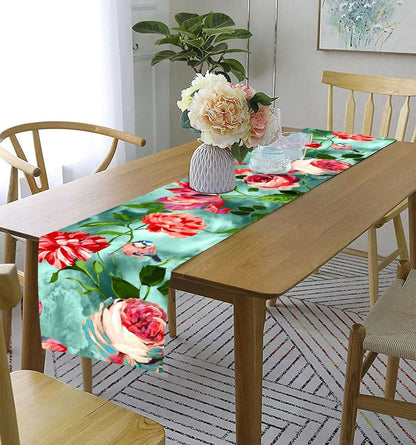 Lushomes table runner for 6 seater dining table, for Living Room (13 X72 Inches, Single piece) - HalfPe