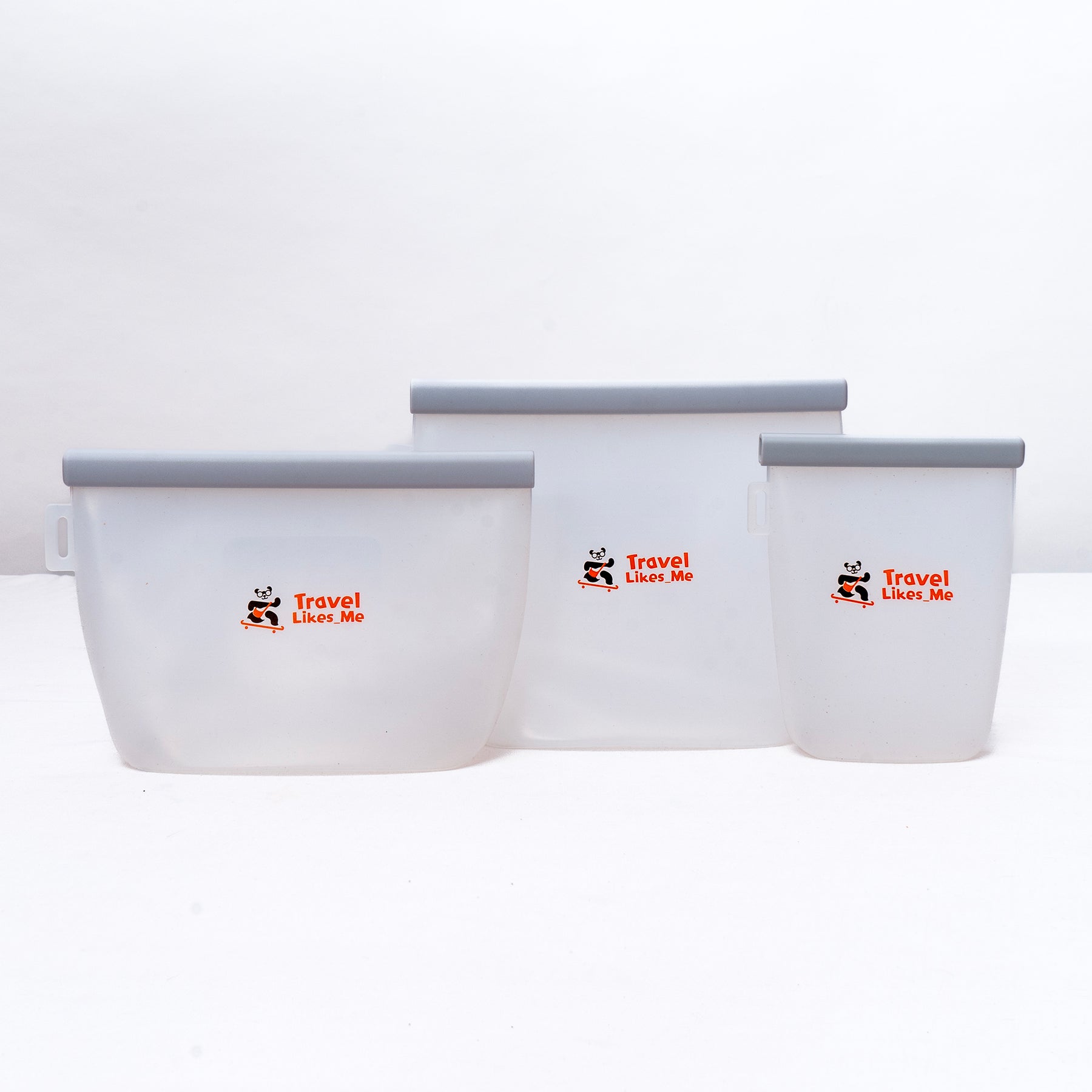 Reusable Food Storage Bags – Multi-Size, Airtight (Pack of 3)