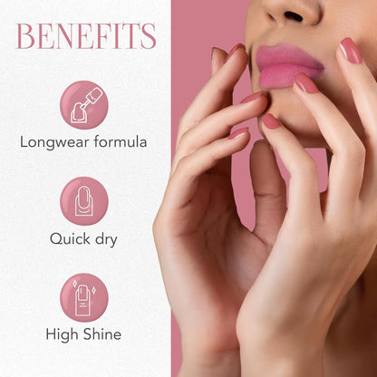 Og Beauty Lilac Love Gel Intense Nail Polish (1 Pc  10 Ml)