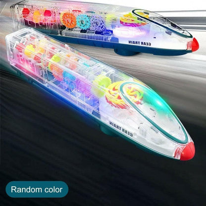 360 Degree Rotation Transparent 3D Train Toys for Kids - HalfPe