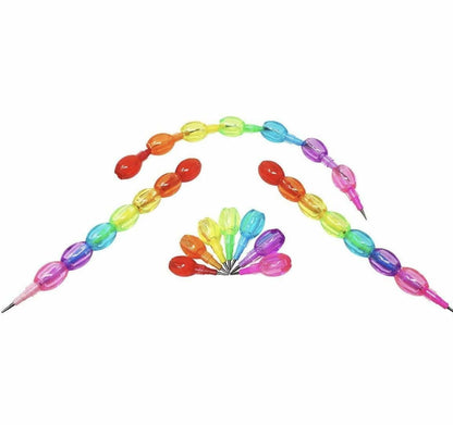 Unicorn Donut Erasers With Dessert Candy Ice Cream Theme Pencils (Pack Of 6) - HalfPe