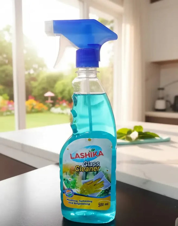 Lashika Glass Cleaner – Streak-Free Shine with Brightening Action (500 ml) Mahathi Enterprises