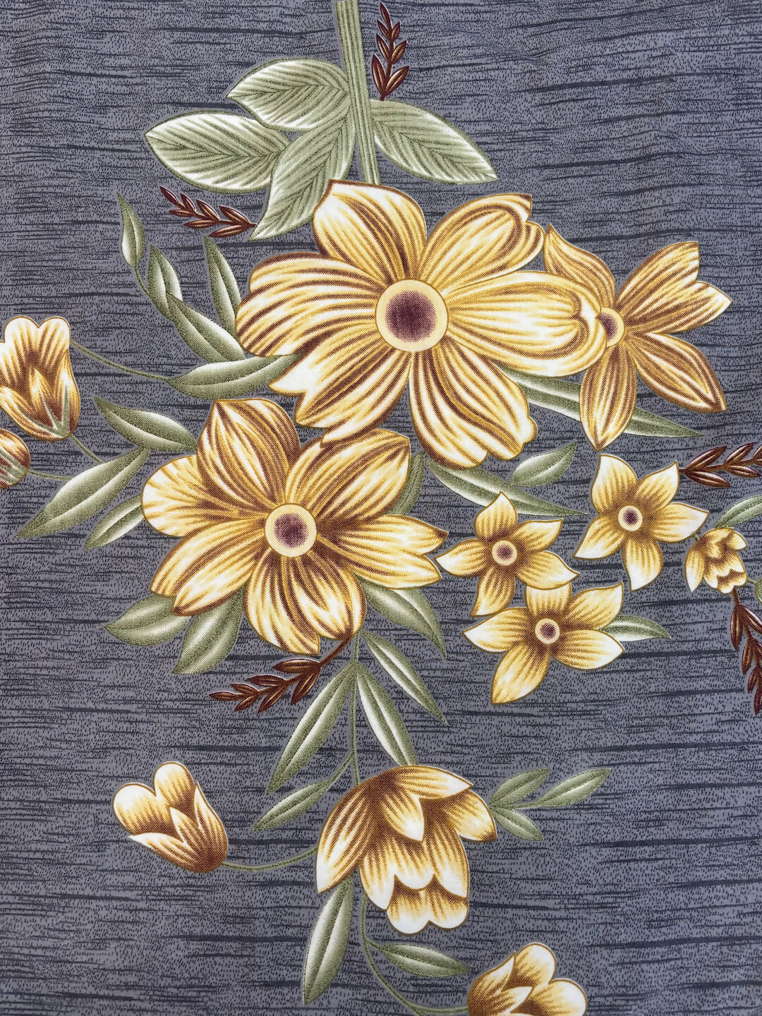 GAURA Elegant Floral Micro Polyester Double Bedsheet Set PANCHAJANYA FASHIONS