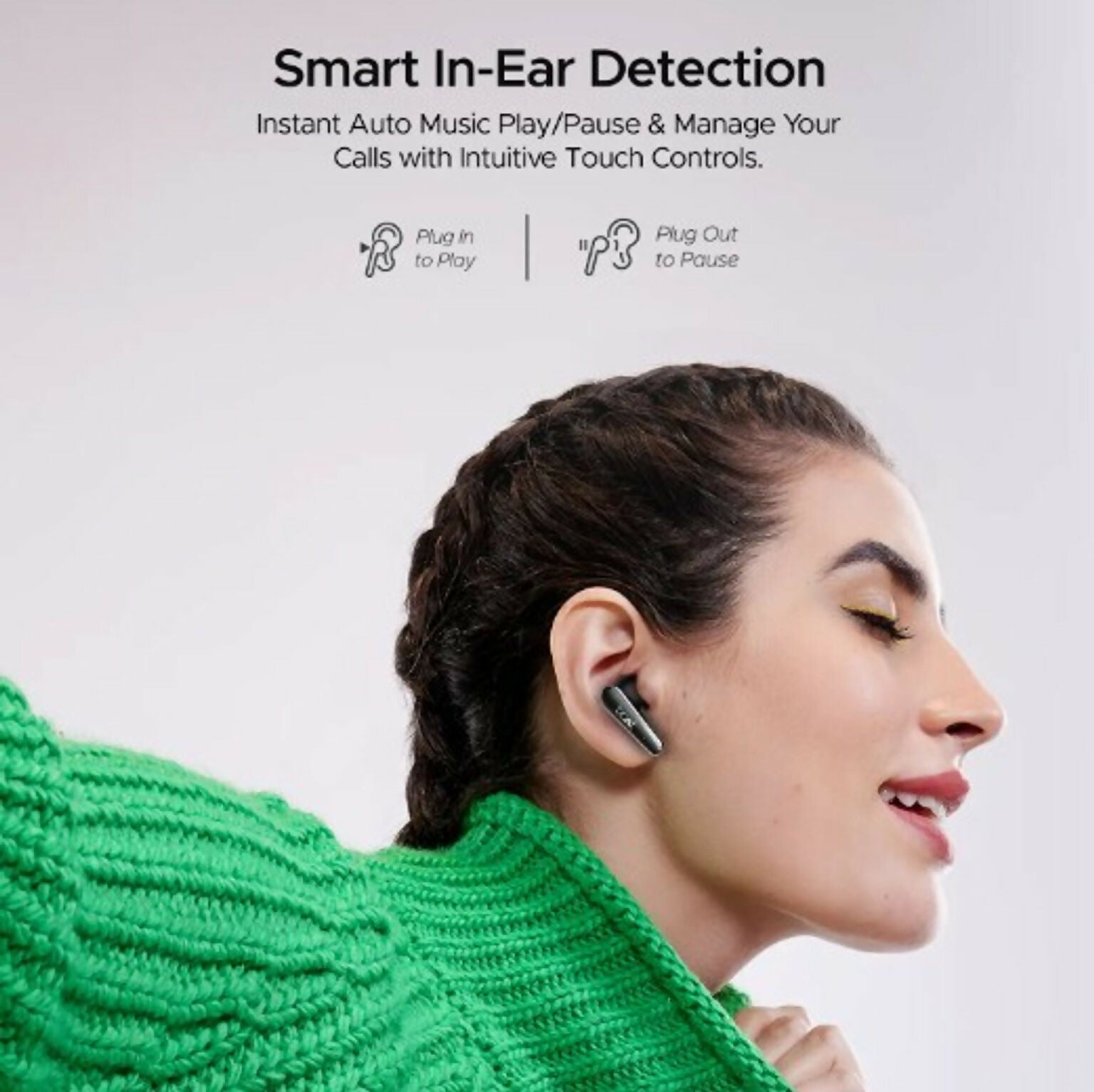 boAt Airdopes 280 ANC True Wireless Earbuds with 32dB ANC, 60 Hours Playback, Quad Mics ENx™, 13mm Drivers & Bluetooth v5.3 (Active Black)