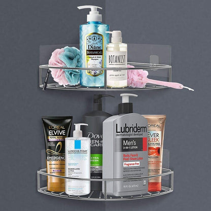1 Pc Shower Caddy Corner For Holding And Storing Various Household Stuffs And Items Etc.