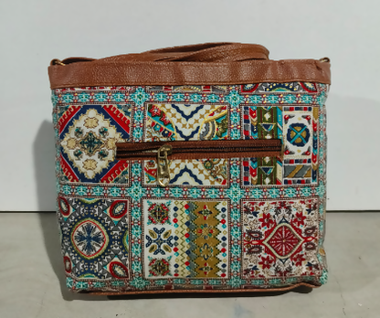 MultiColor Stylish Sling Printed Bag For Women (TPT)