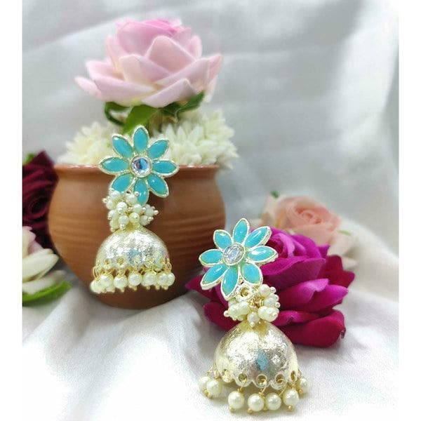 Ethnic jhumki earrings set | MANATH - HalfPe