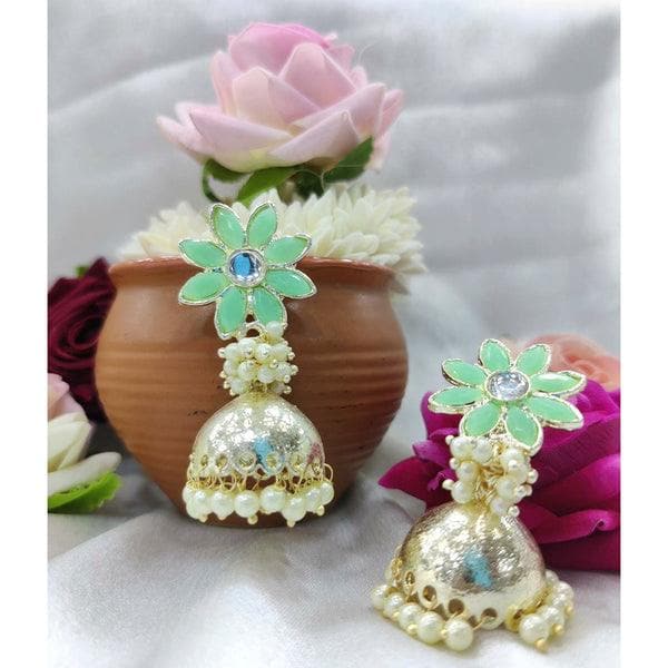 Ethnic jhumki earrings set | MANATH - HalfPe