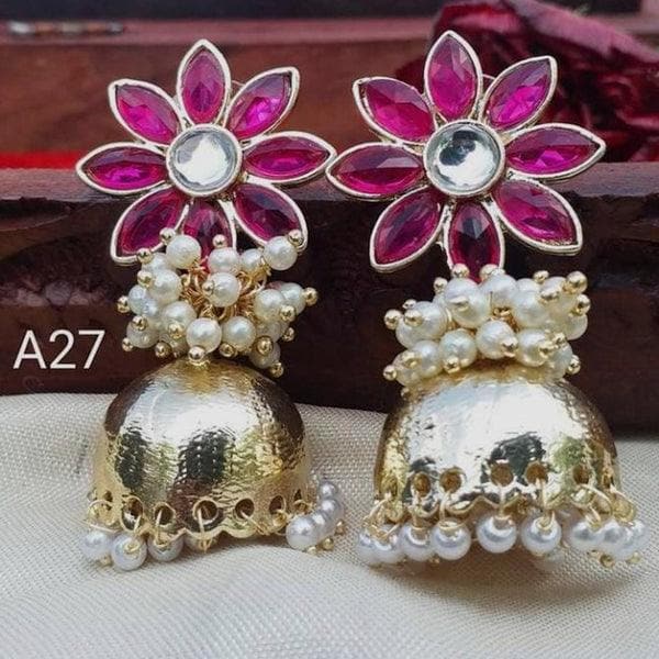 Ethnic jhumki earrings set | MANATH - HalfPe