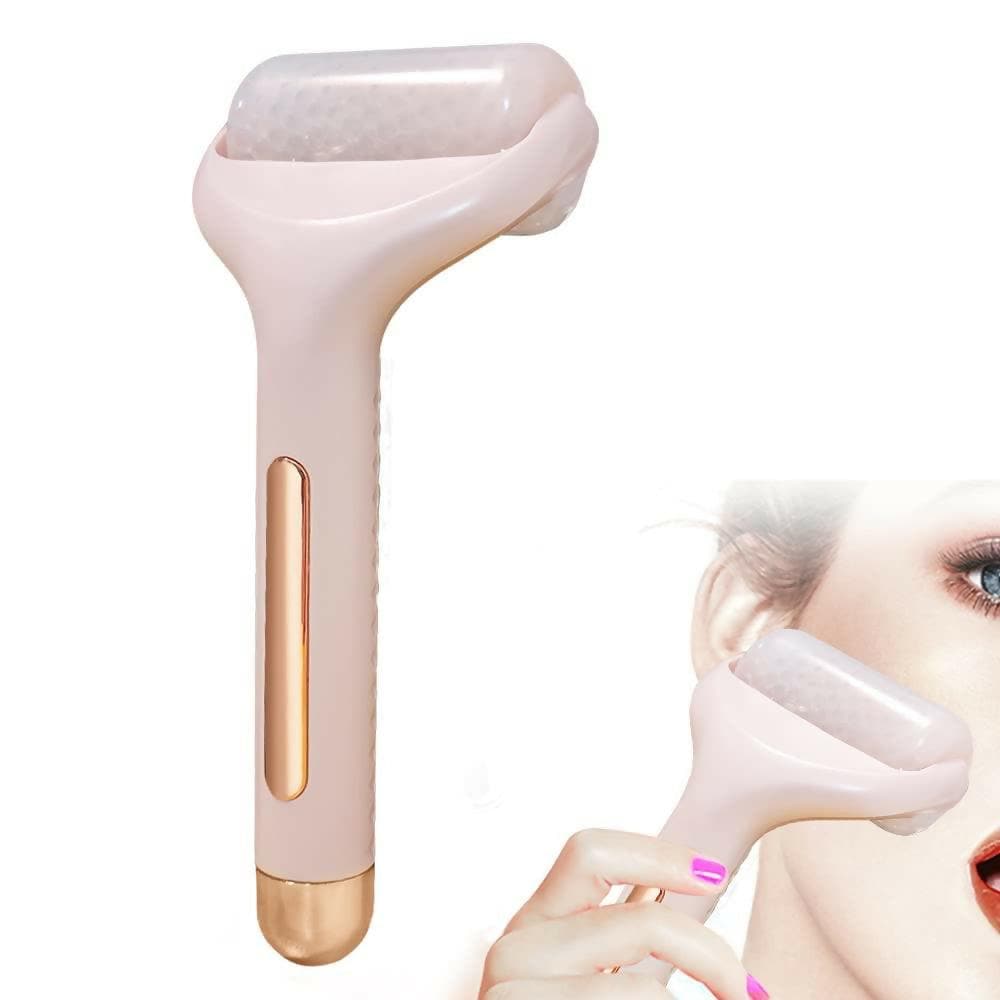 Cold Therapy Massage Beauty Ice Roller for Cooling Face (Pink) - HalfPe