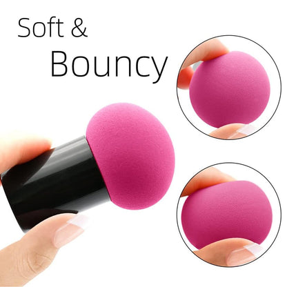 Professional Makeup Sponge Puff with Handle for Soft Beauty Blender for Foundation(1 Pc)