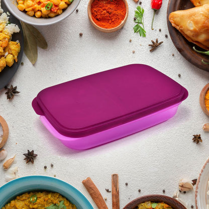 Unbreakable BPA-Free Plastic Lunch Box with Spoon