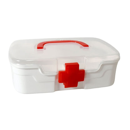 Medical Storage Box with Handle & Transparent Lid – Multipurpose First Aid Organizer