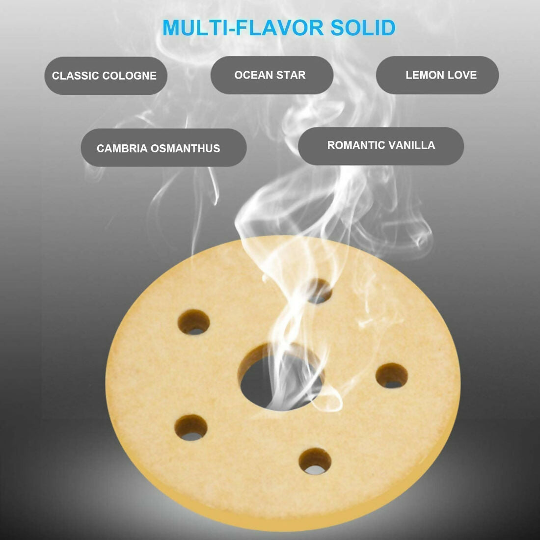 Solar Car Aroma Diffuser 360 Rotating Perfume Air Freshener for Car Home Office random color ABHI Mobiles