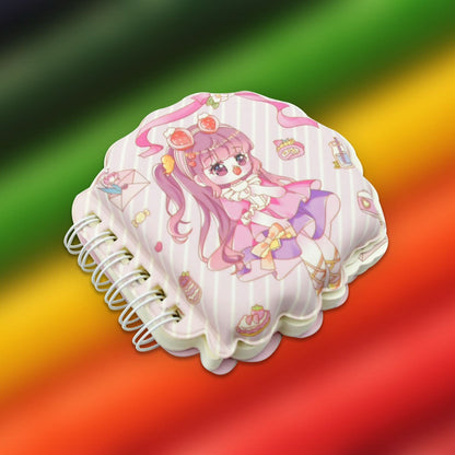 Mini Cartoon Diary – Pocket-Sized Travel Notebook with Fancy Printed Pages (1 Pc)