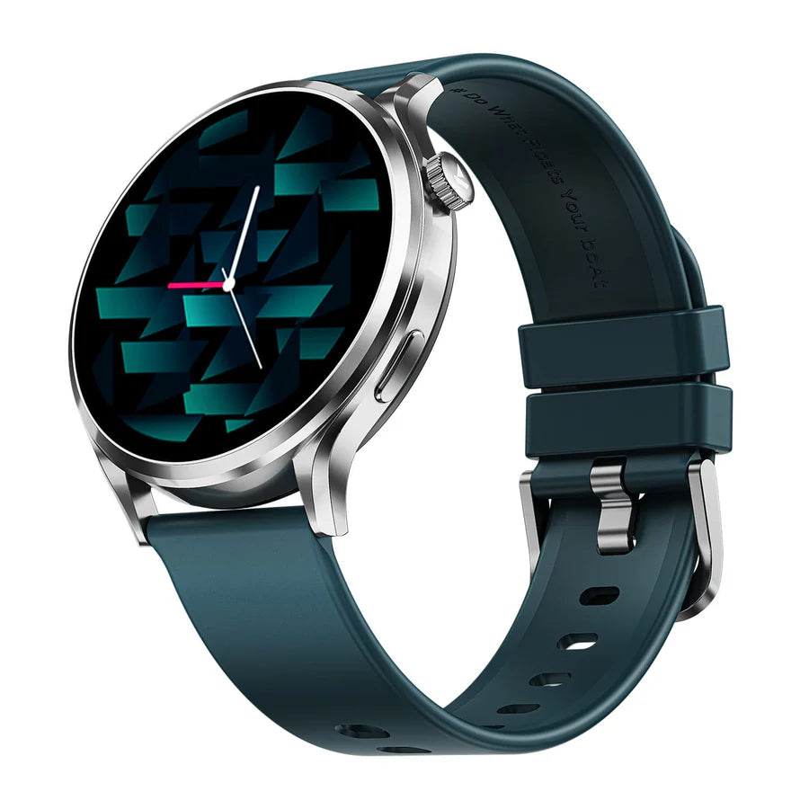 boAt Lunar Discovery Pro Smartwatch, 1.39” HD Display – Active Blue Halfpe Deals