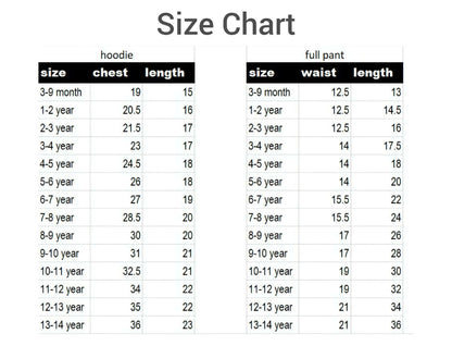 Kids Hooded Sweatshirt & Jogger Set – Astronaut Space Surf Print Casual Wear (Blue) Luck Fashion