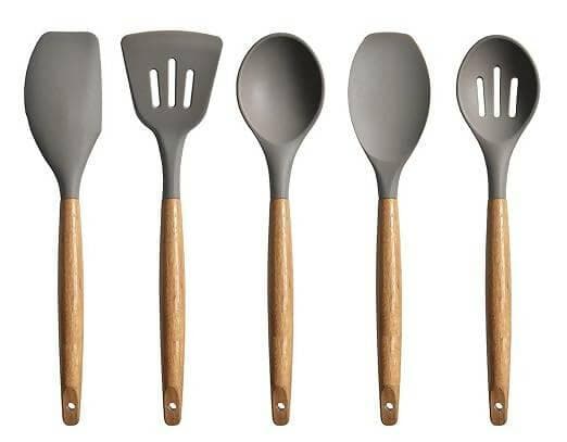 P-plus international silicone spatula set of 5 pieces - HalfPe