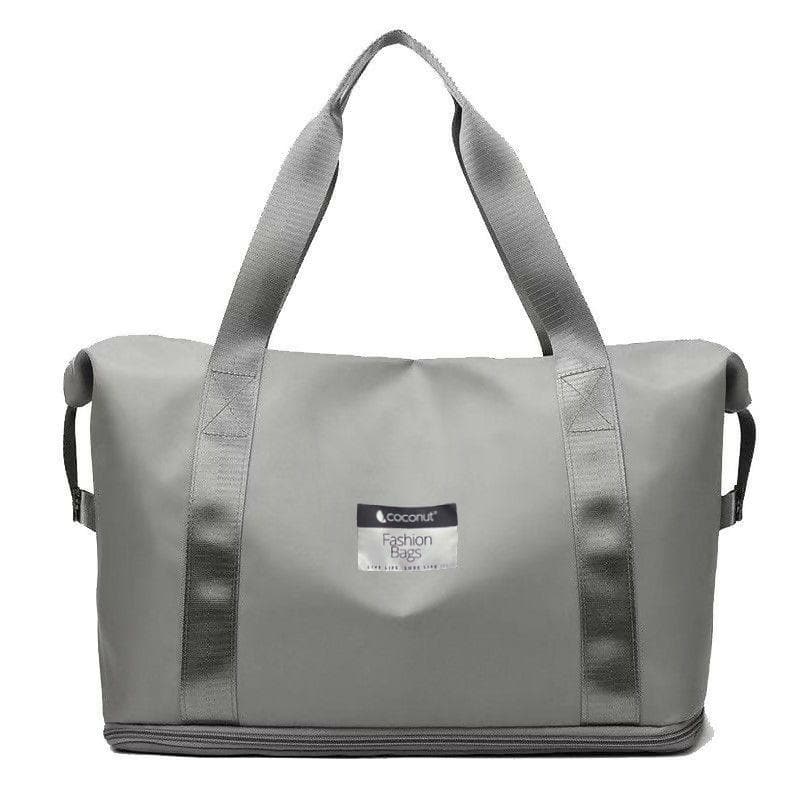 Bold Expanding Travel / Gym bag(Grey) - HalfPe