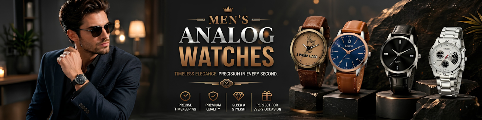 Mens Analog Watches