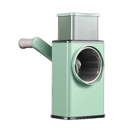 Stainless Steel Vegetable Chopper & Slicer with 6 Blades with Brush & Suction Base for Kitchen Use