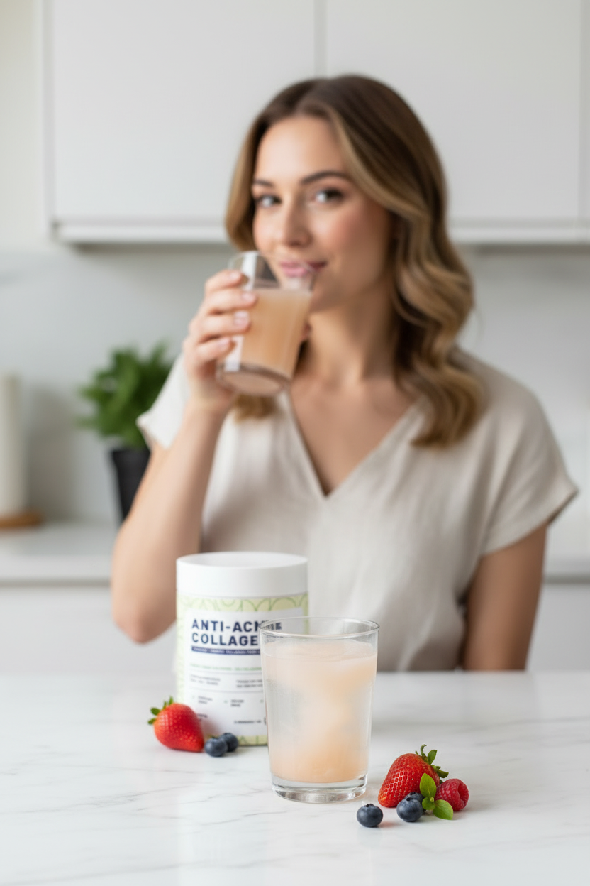 Anti-Acne Collagen - Mixed Fruit Flavour - Pack of 1 - 200gm What’s Up Wellness