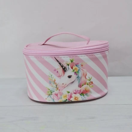 Unicorn Children's Frame Cosmetic Bag Oval (Small & Large, Pack Of 2, TPT)