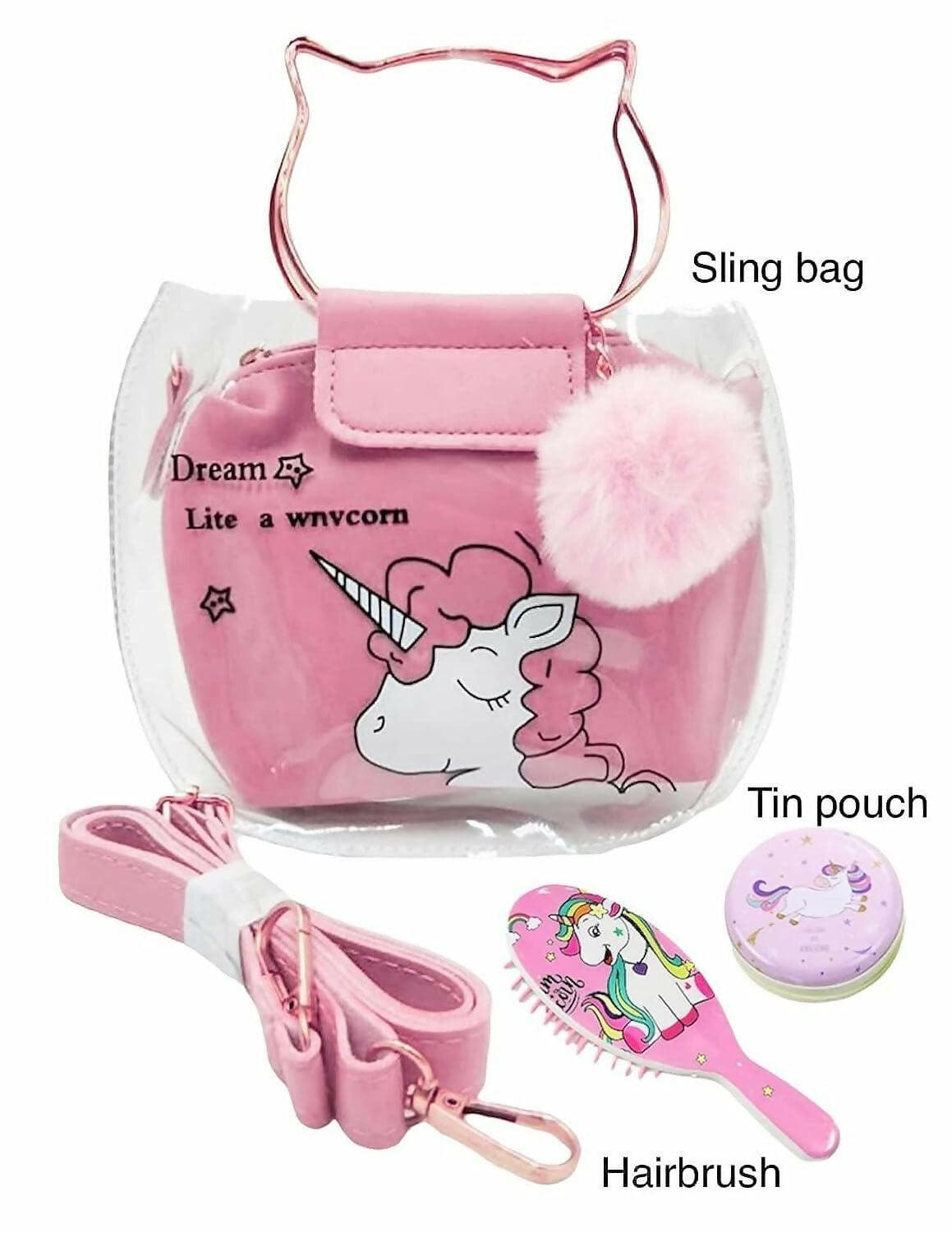 Unicorn Sling Bag Sipper - HalfPe