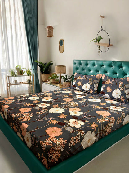 GAURA High-Quality Micro Polyester Double Bedsheet – Lightweight Fabric with Perfect Double Bed Fit (218 x 240 cm) PANCHAJANYA FASHIONS