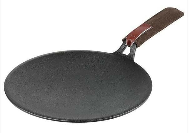 Super Smooth Pre-Seasoned Cast Iron Roti Tawa 26cm