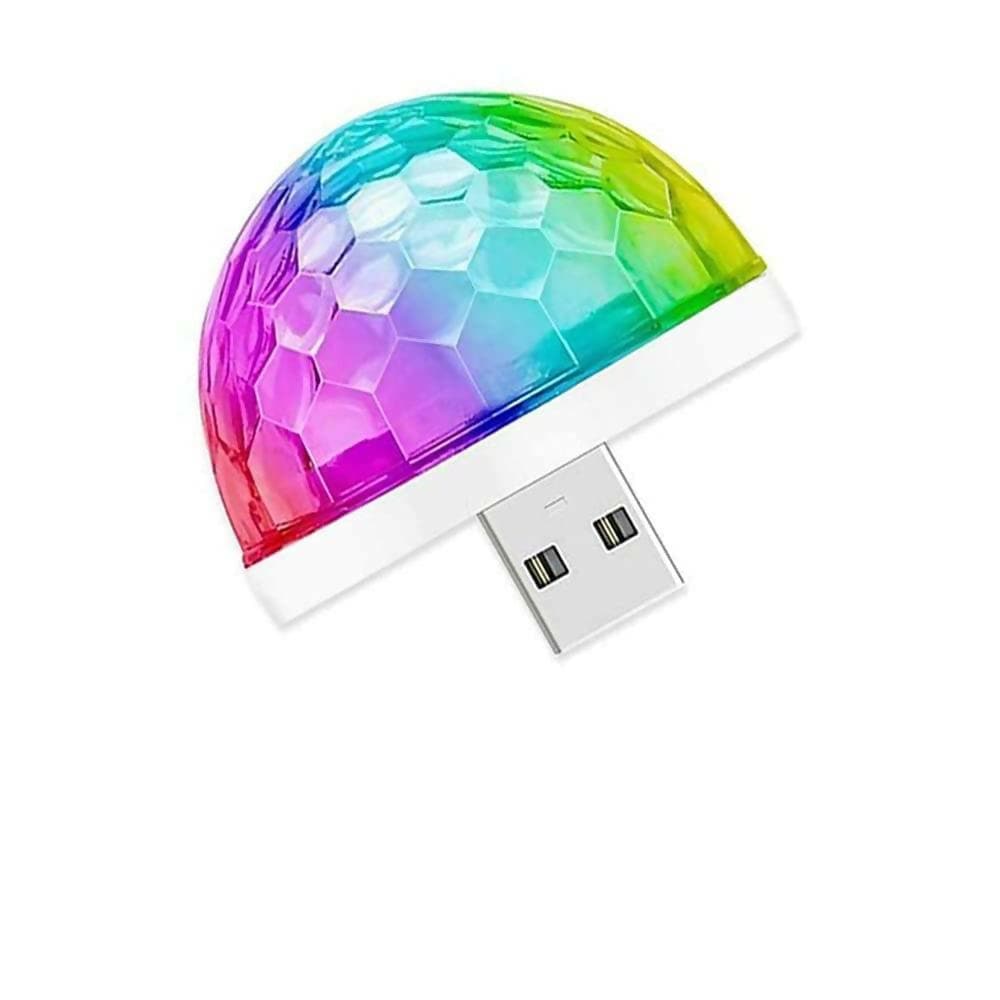 USB Operated Disco Projection Light Multicolor - HalfPe