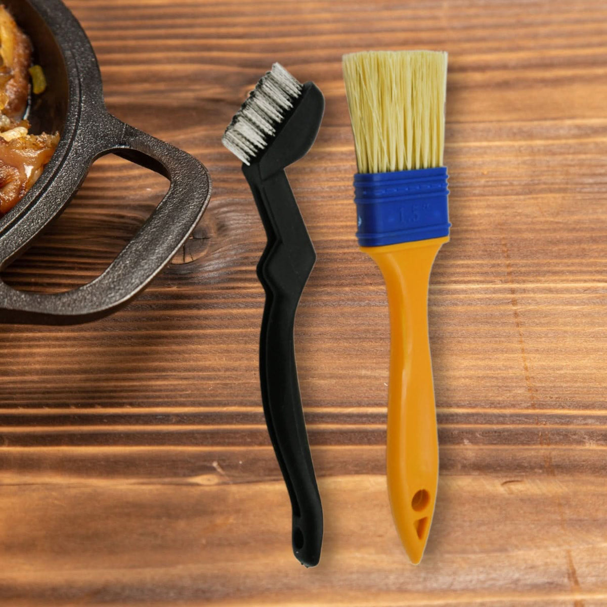 2 Pcs Cooking Basting Brushes Dishwasher Safe Pastry & Grilling Butter Brush HP DD