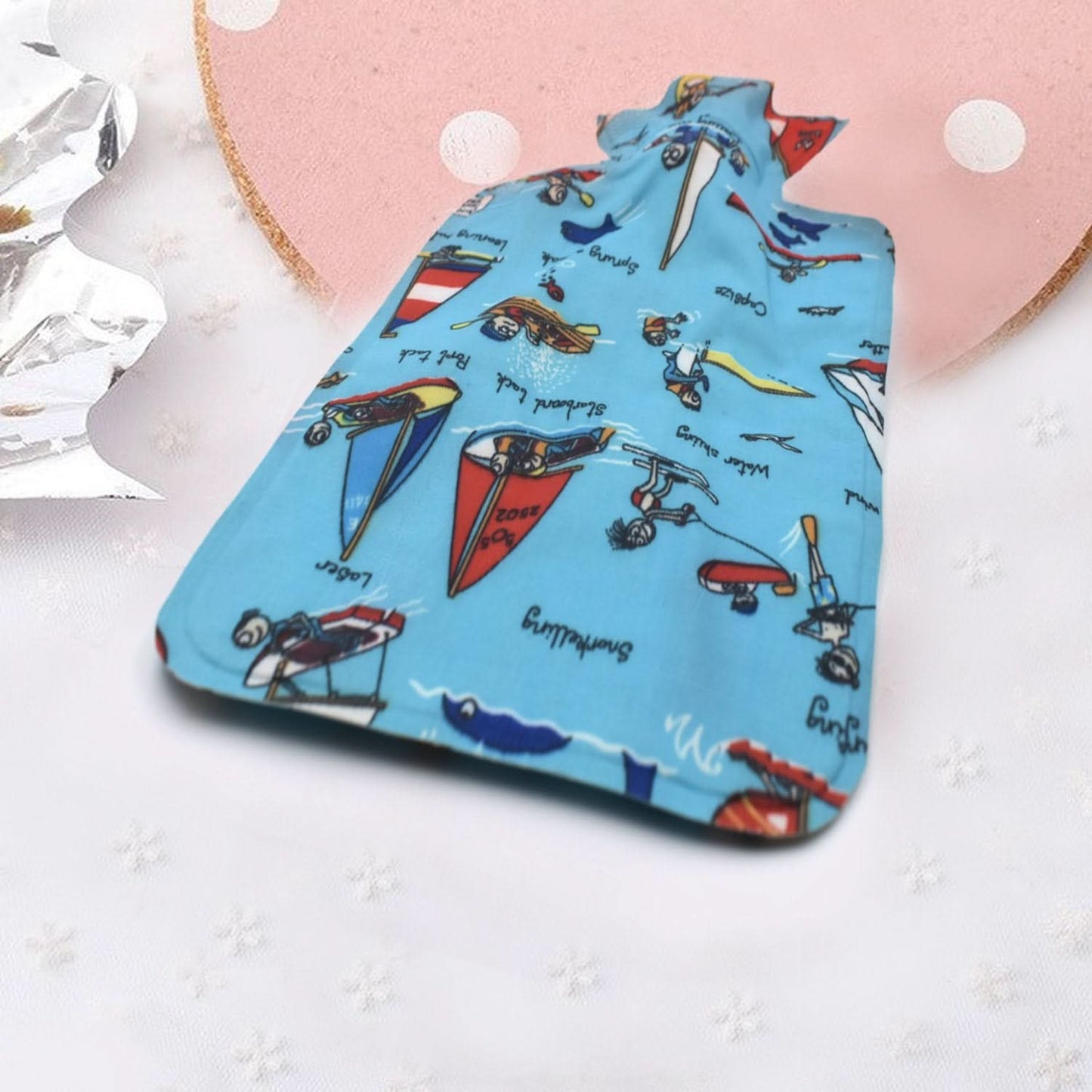 Hot Water Bottle Bag for Pain Relief and Body Comfort