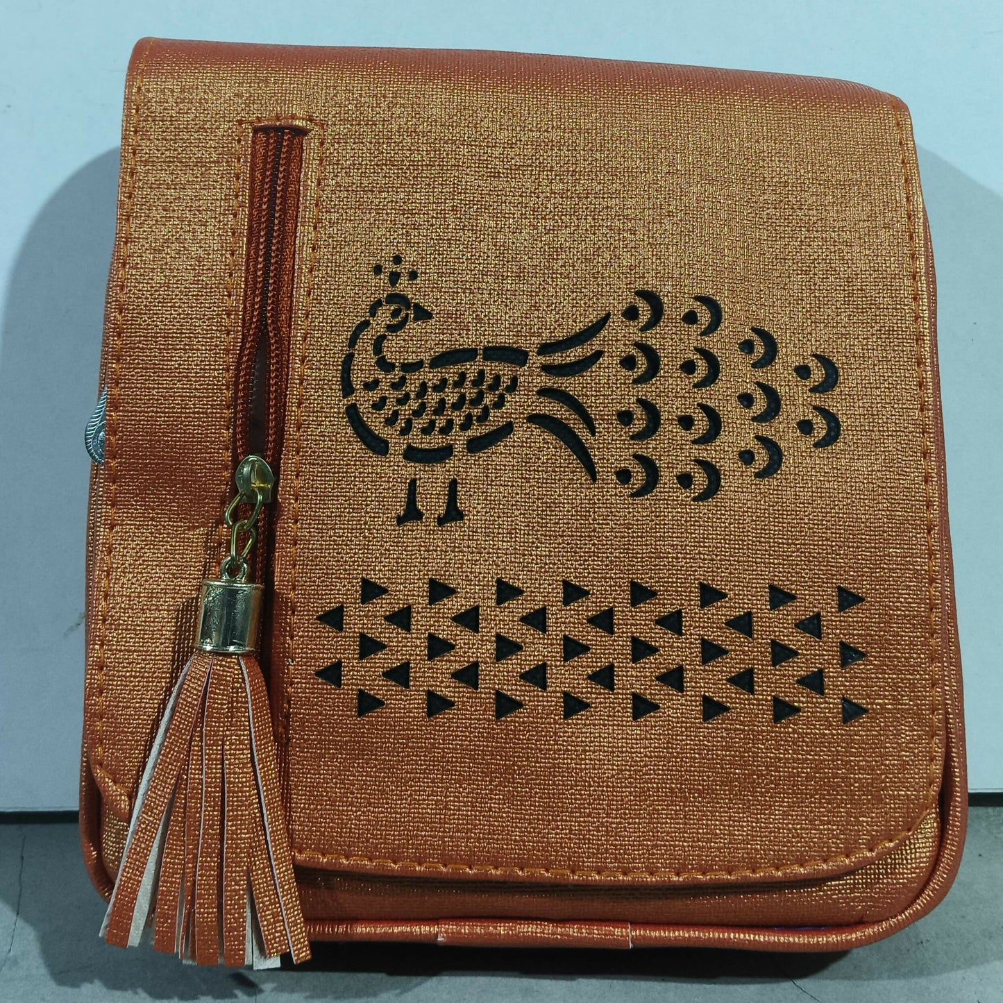 Elegant Peacock Embellished Mini Wallet (MultiColours) (TPT)