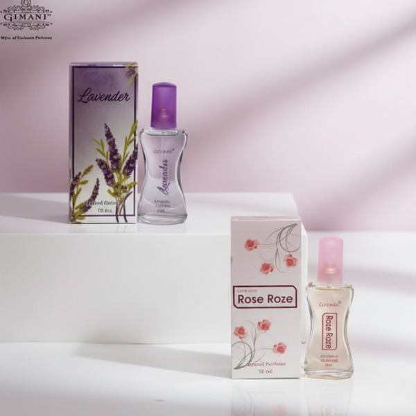 Gimani Lavender and Rose Roze Perfume 20ml Each (120ml, pack of 6) Gimanifragrances