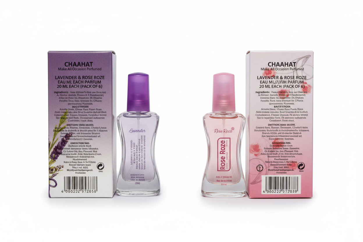 Gimani Lavender and Rose Roze Perfume 20ml Each (120ml, pack of 6) Gimanifragrances