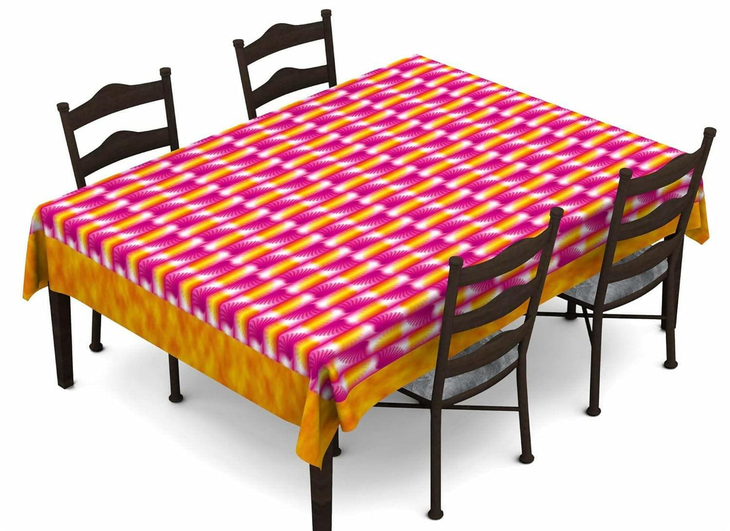 Lushomes Dining Table Cover 6 Seater, Digital Printed Themed Table Cover for 6 Seater (60 x90 inches, Single pc) - HalfPe