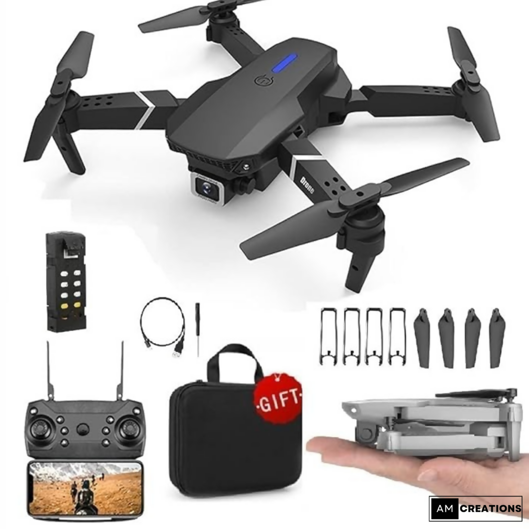 Foldable Remote Control Drone with Duel Camera