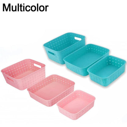 Multipurpose Smart Shelf Storage Basket Set (Set 3 Pc)