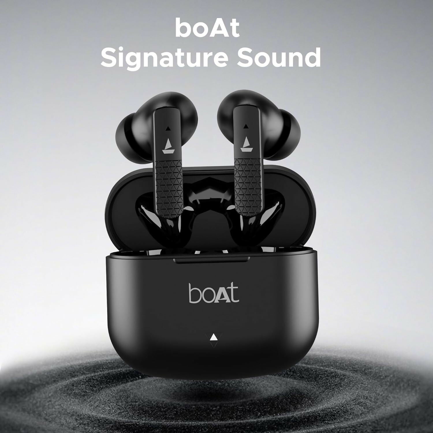 Boat Airdopes Primo in Ear HeadphoneTWS Earbuds with 45 Hours Playback, Fast Charge, Beast Mode, Dual Mics Enx, IPX Bluetooth Earbuds(Active Black)