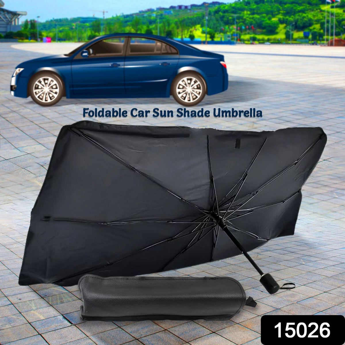 Windshield Umbrella Sun Shade Cover For Car (1 Pc) HP DD
