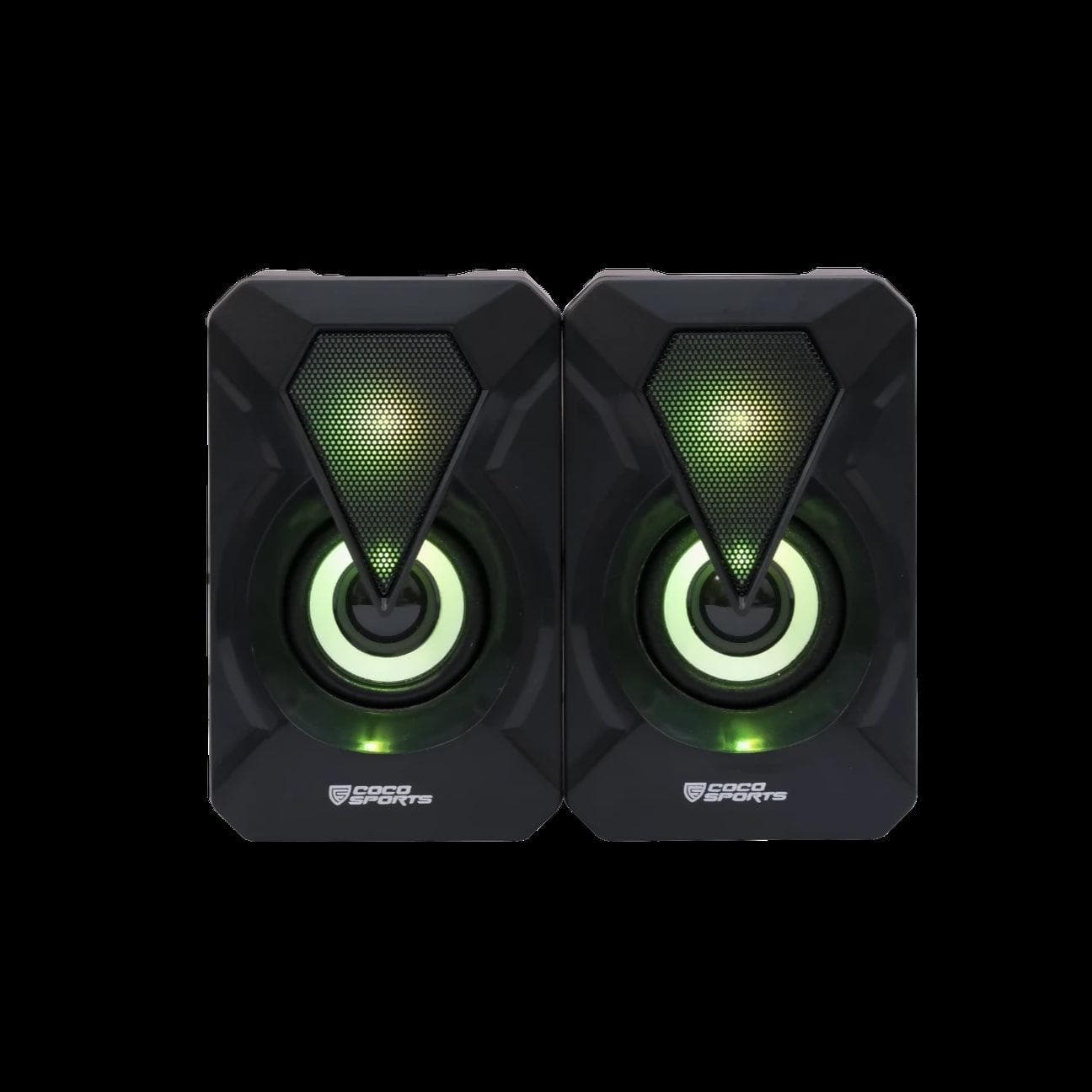 US04 Jazz USB RGB Speakers fo Laptop & Computer (Pack Of 2) - HalfPe