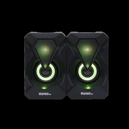 US04 Jazz USB RGB Speakers fo Laptop & Computer (Pack Of 2) - HalfPe