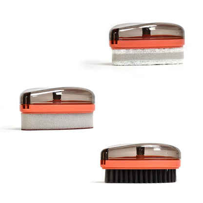 3-in-1 Multipurpose Cleaning Brush – Compact Tool for Bottles, Lids, and Hard-to-Reach Areas