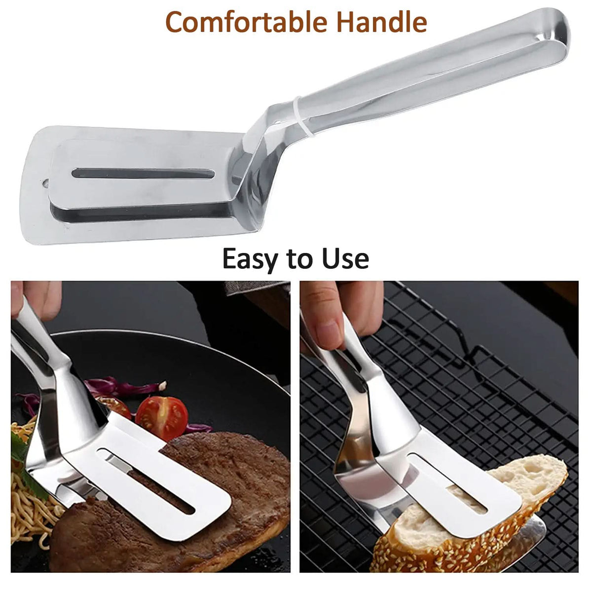 Stainless Steel 85gm Serving Tong – Durable, Lightweight & Easy to Use HP DD